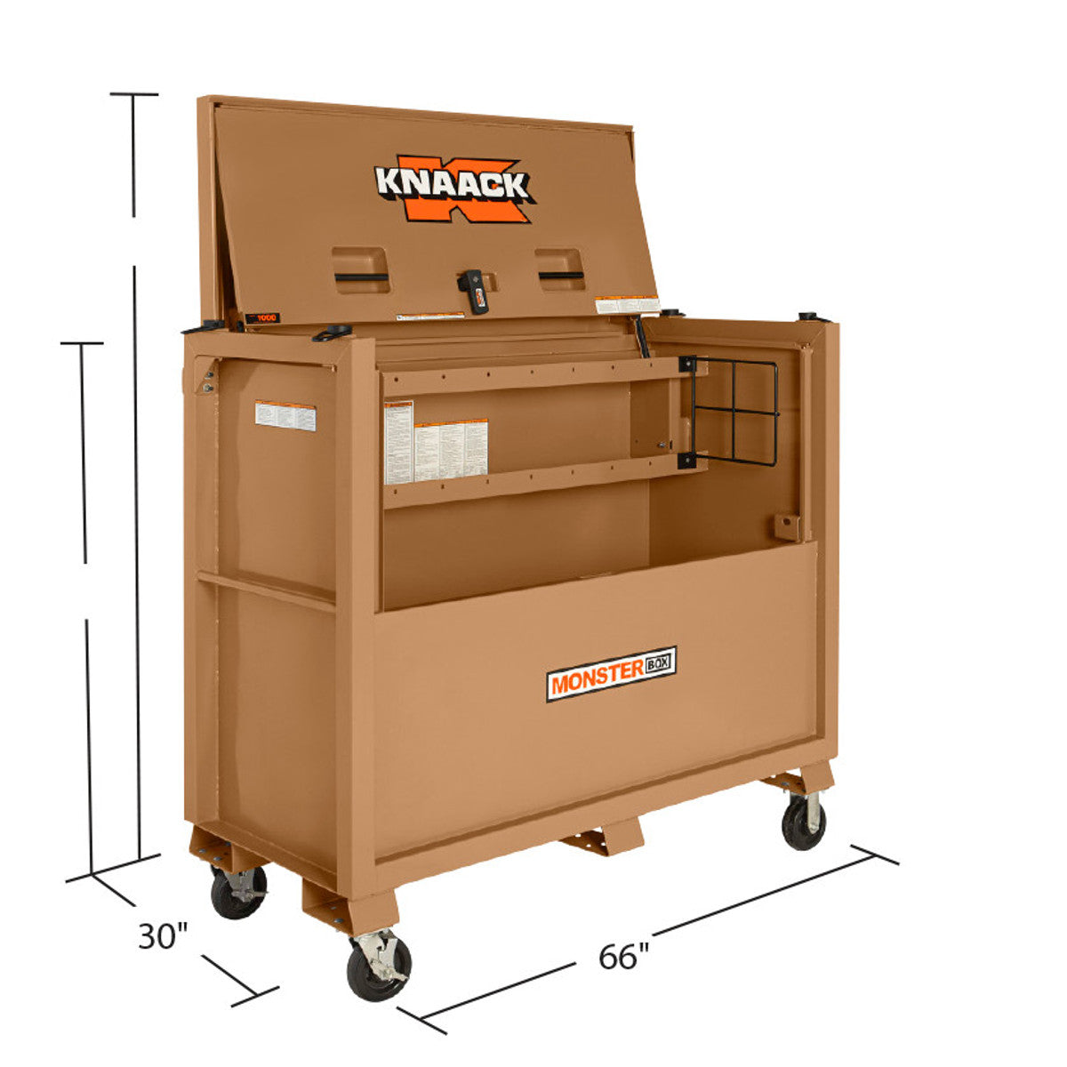 KNAACK 1000 Monster Box Piano Box dimension view