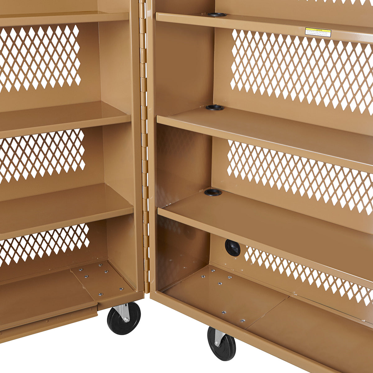 Knaack 139-MT-KL Tool Kage cabinet 59.4 cu ft, power pass feature