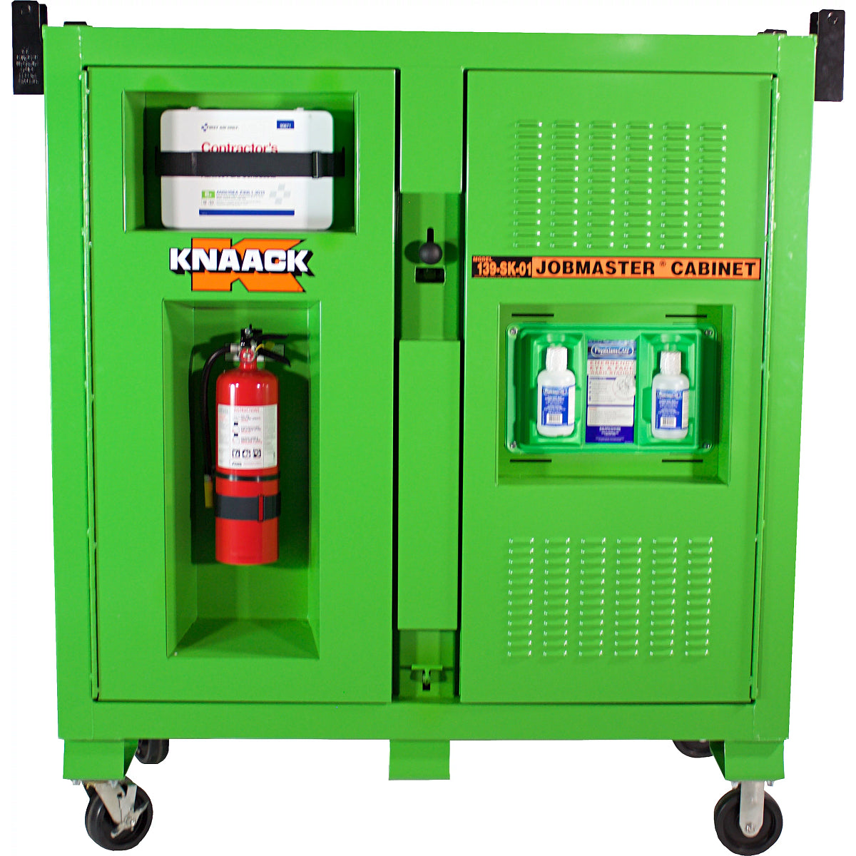 Knaack 139-SK Safety Kage cabinet 59.4 cu ft, front view alt