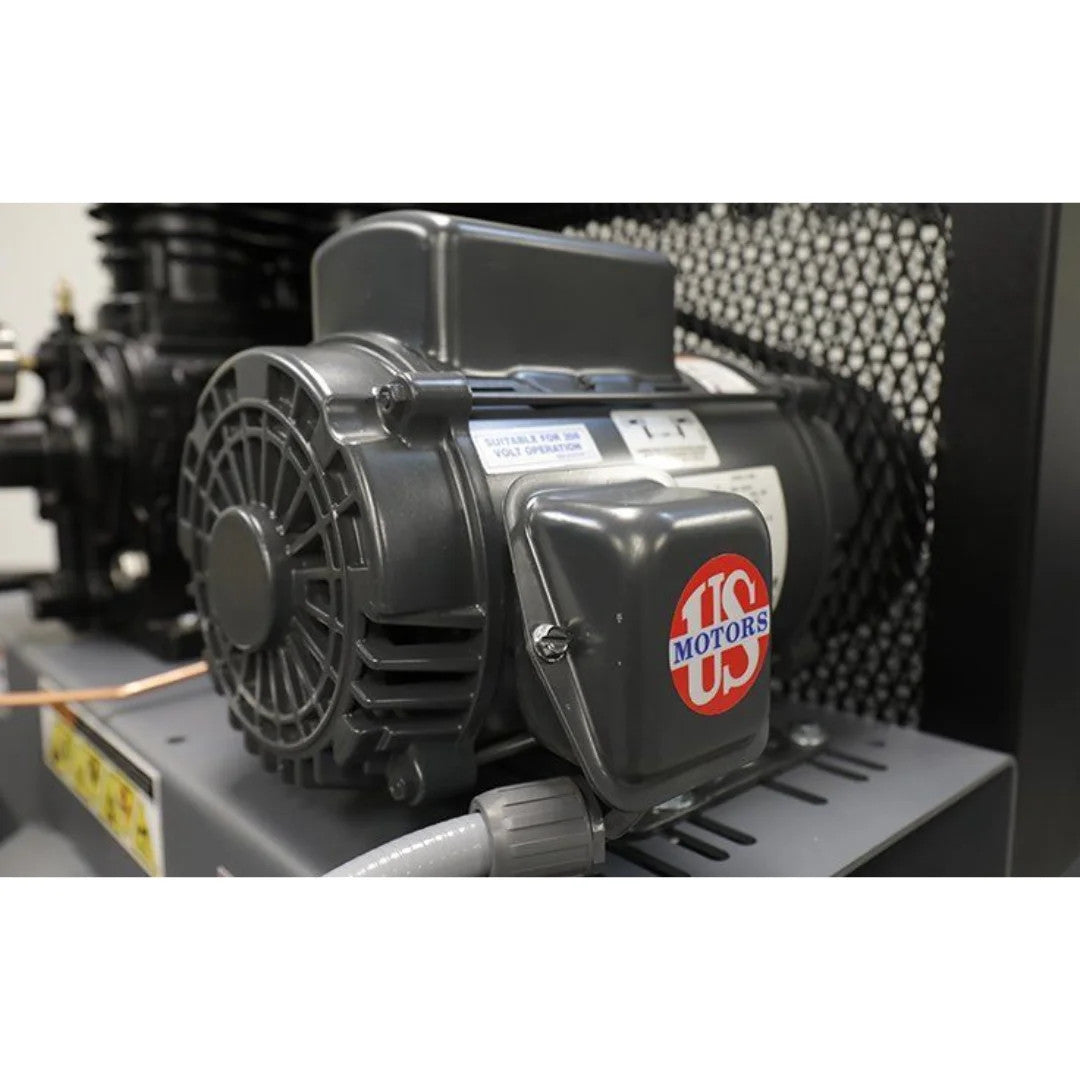 BendPak TSP-580V-601 air compressor, electric motor detail