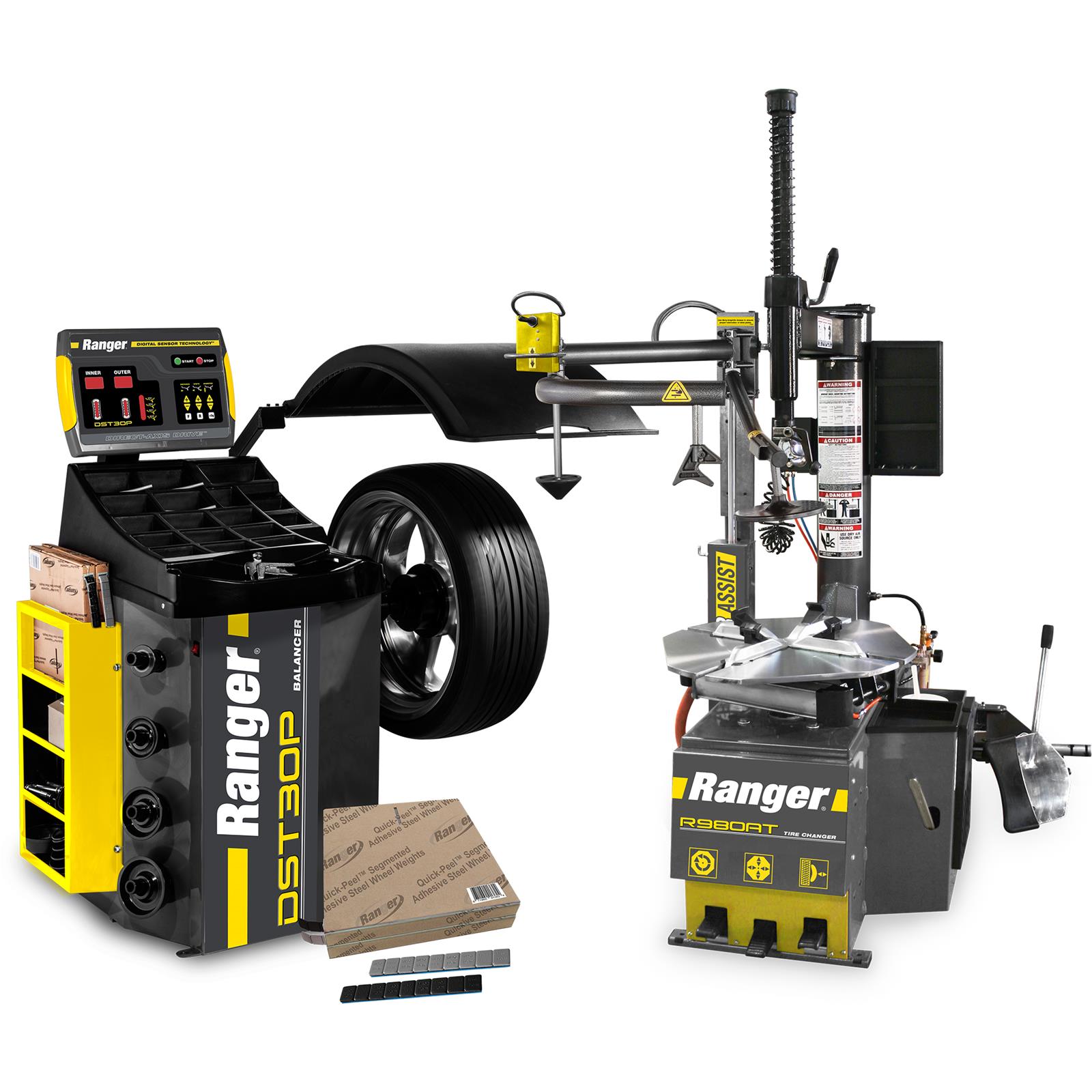 BendPak Ranger R980AT Tire Changer and DST30P Wheel Balancer Combo Package