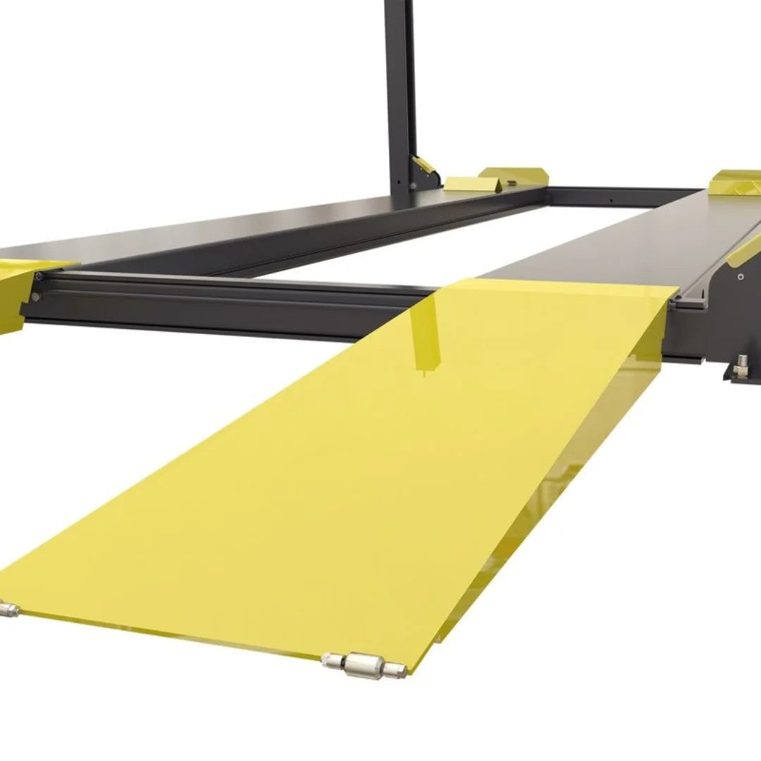 BendPak extended steel approach ramps for HDS-18 and HDS-27 four-post lifts