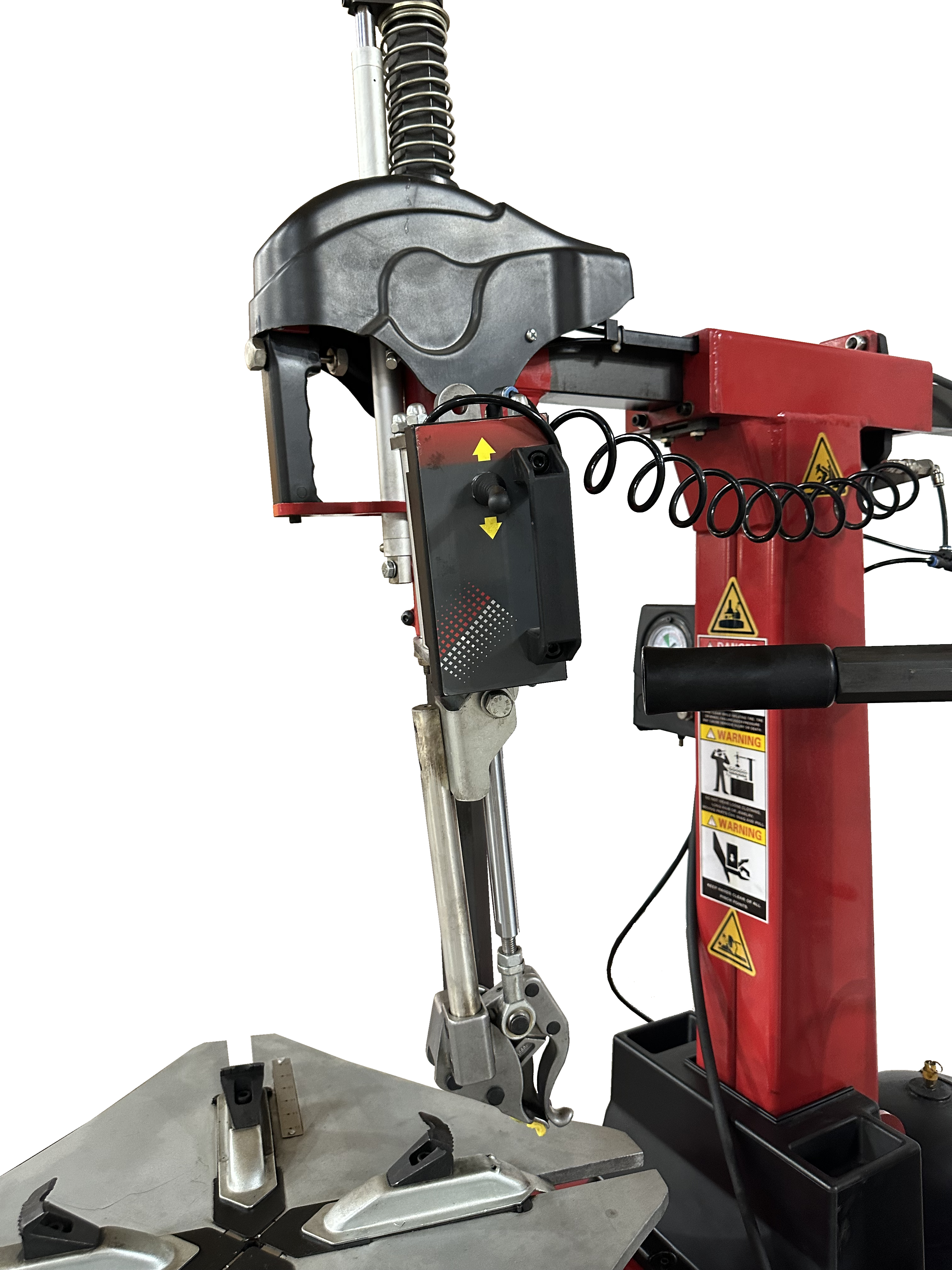 Tuxedo TC-1300 tire changer control detail