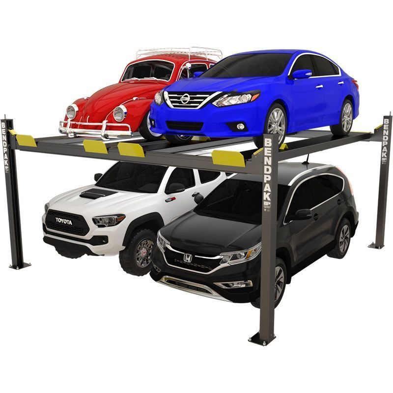 BendPak HD-9SW super-wide four-post lift, studio view