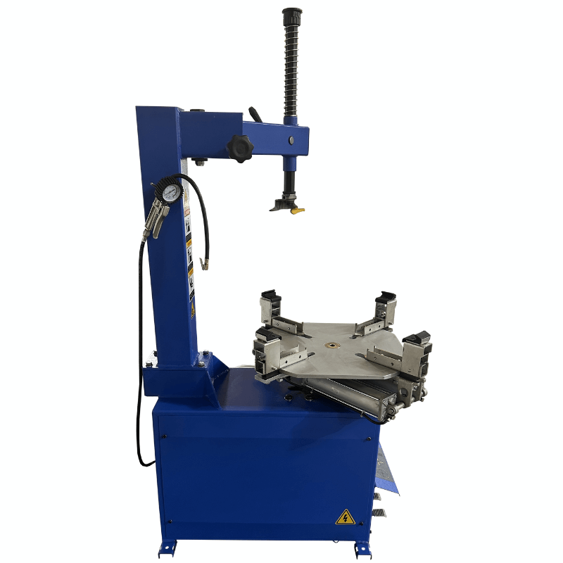 iDEAL TC-400M-B motorcycle tire changer, side view