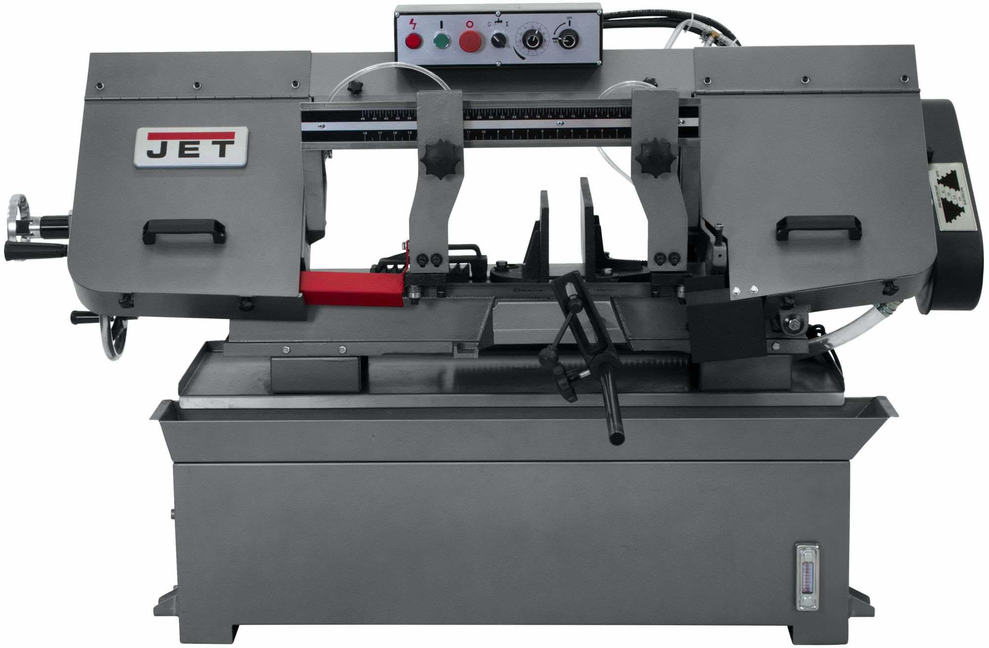 JET HBS-1018W horizontal bandsaw, front elevation view