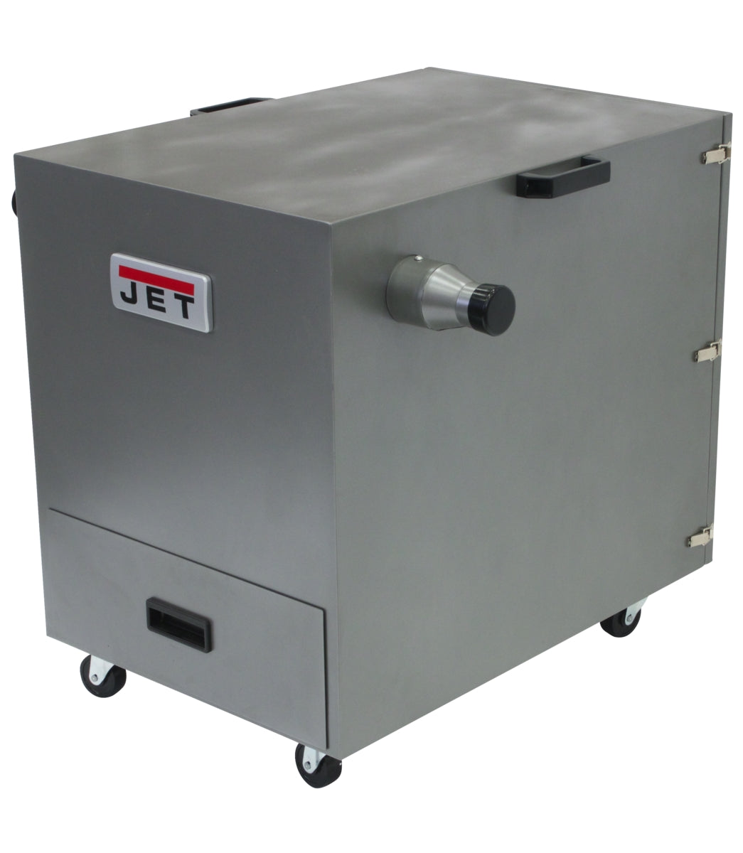 JET JDC-501 cabinet metal dust collector, angled view
