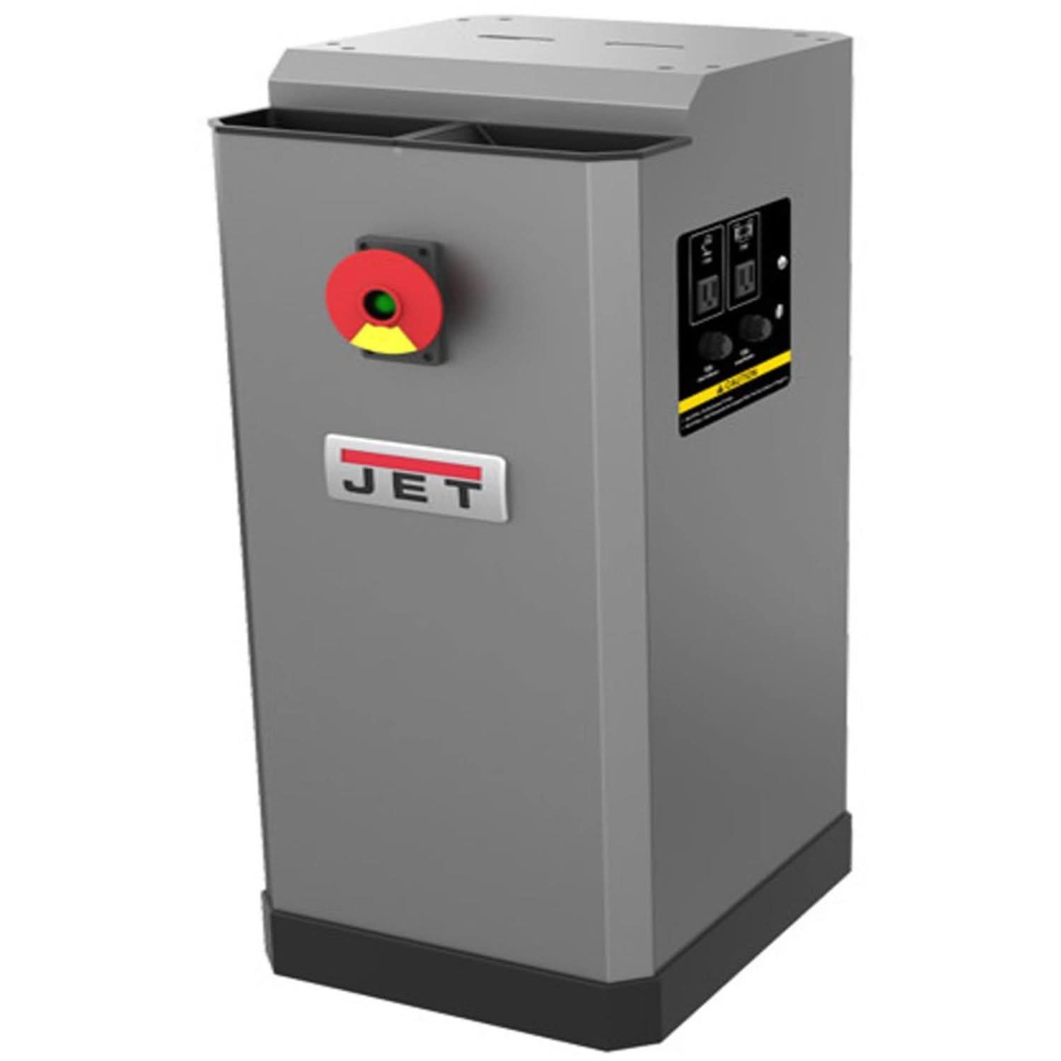 JET JDCS-505 metal dust collector stand, angled front view