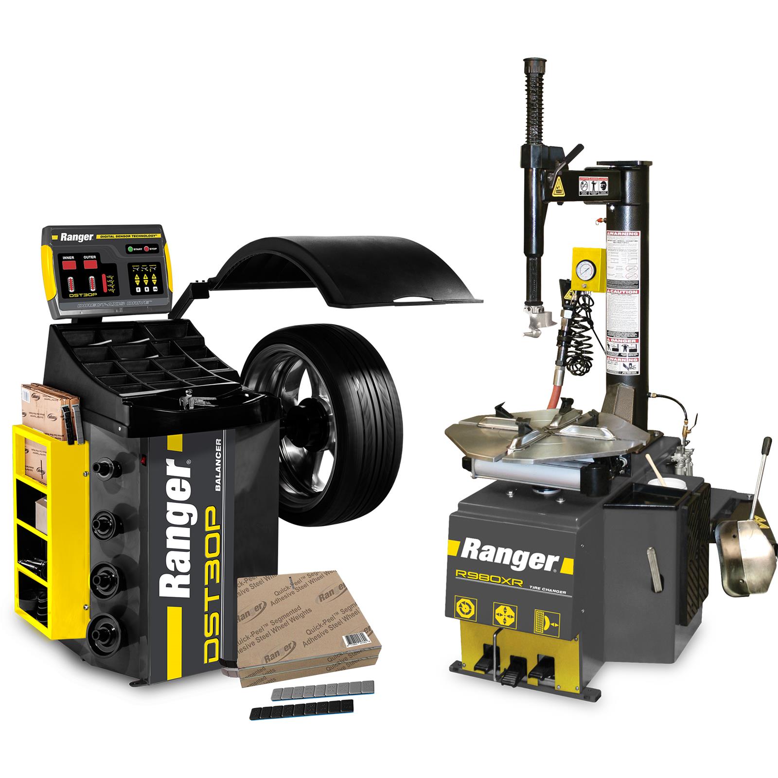 BendPak Ranger R980XR Tire Changer and DST30P Wheel Balancer Combo Package