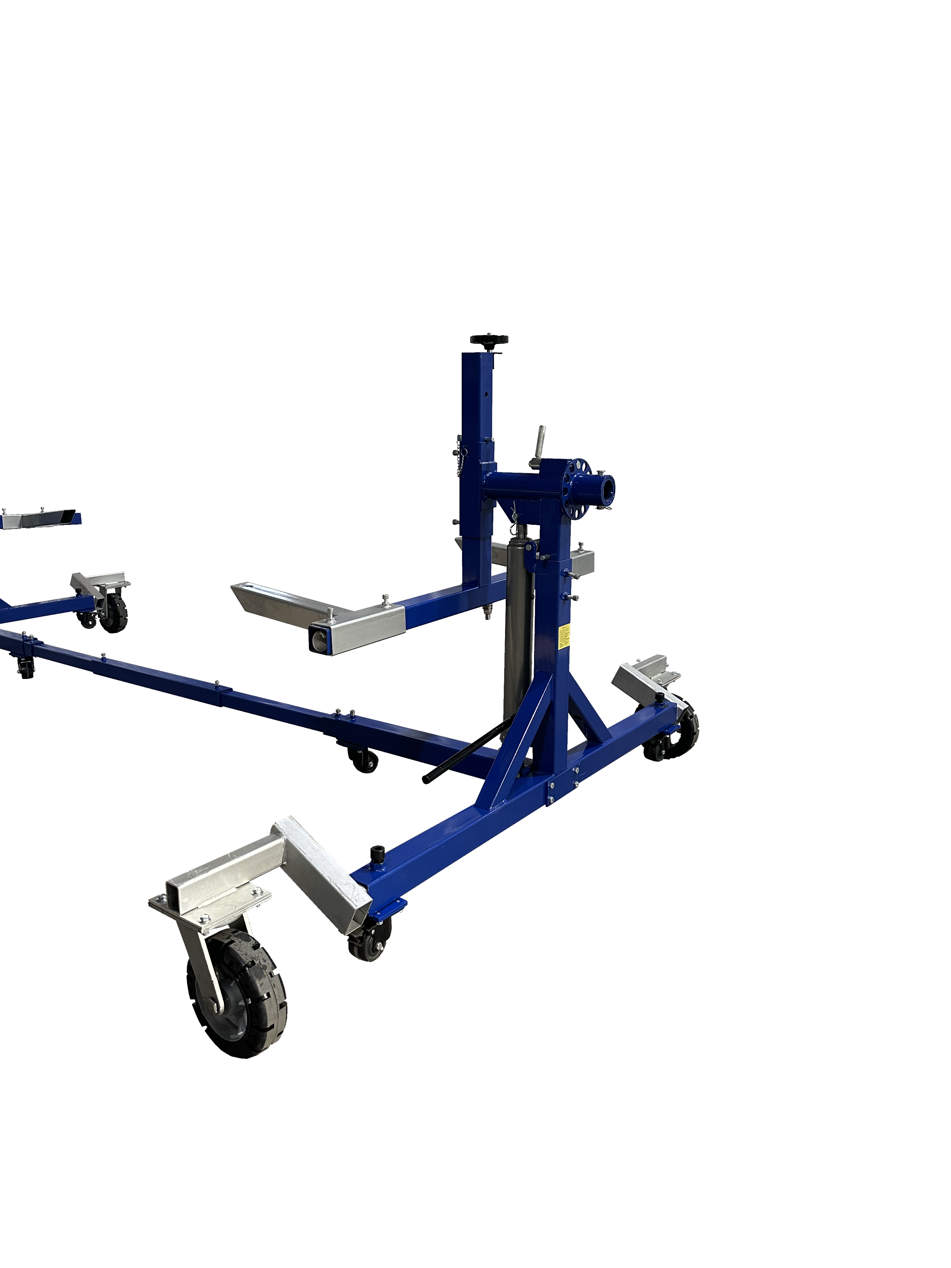 Tuxedo CR-3000 rotator jack and caster detail