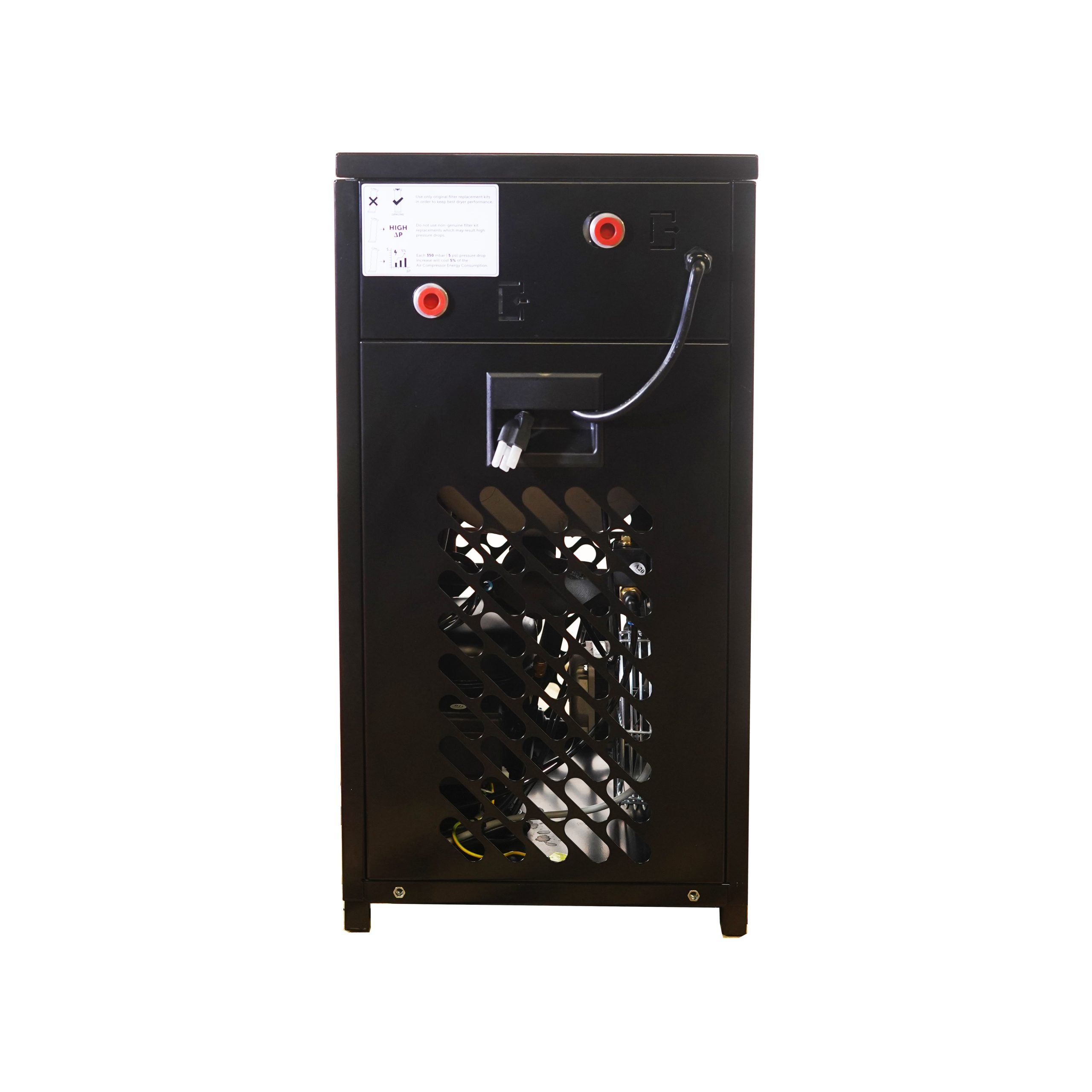EMAX EDRCF1150030 refrigerated air dryer back view