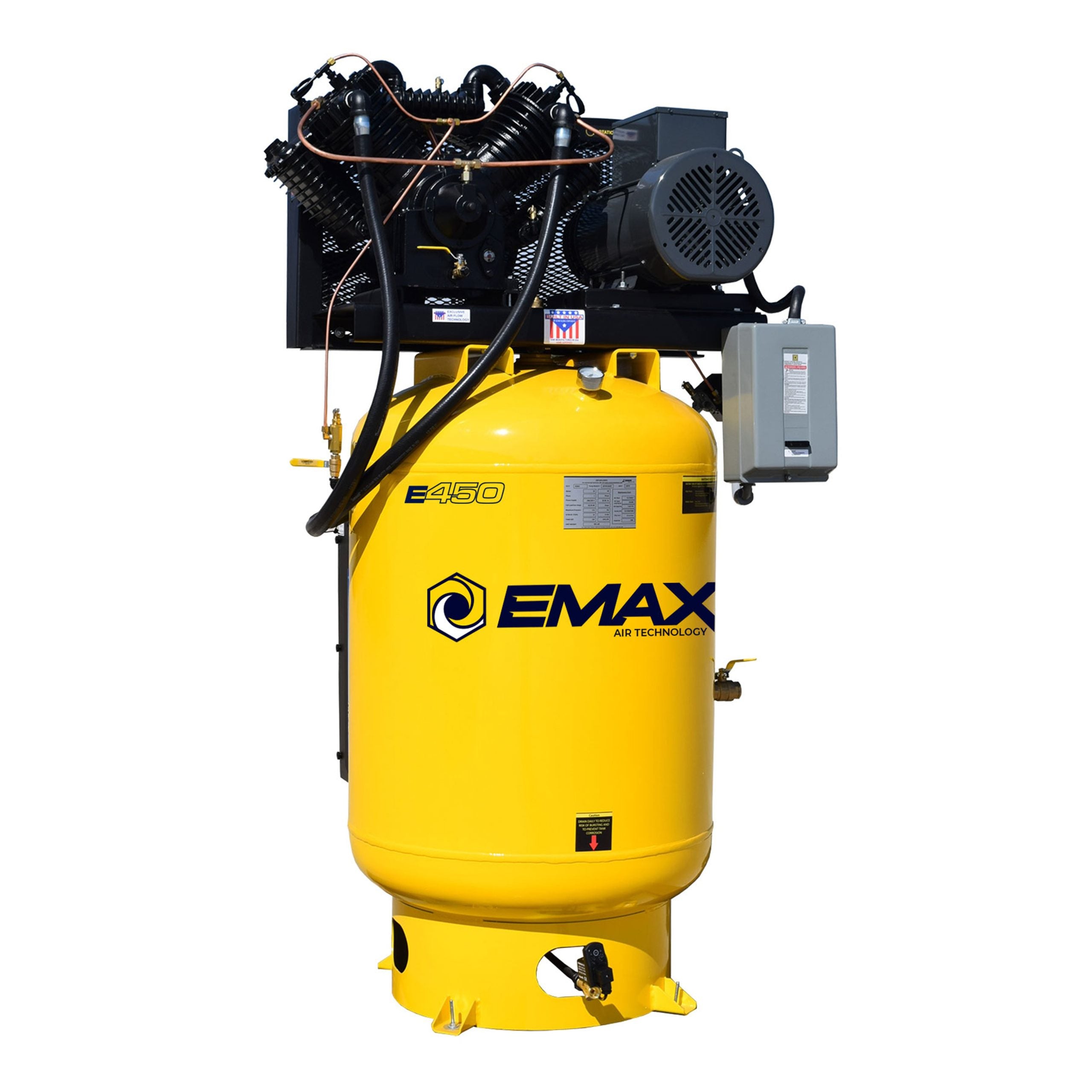 EMAX ESP10V120V3-208 Silent Air Plus 10 HP 120 gallon three phase air compressor