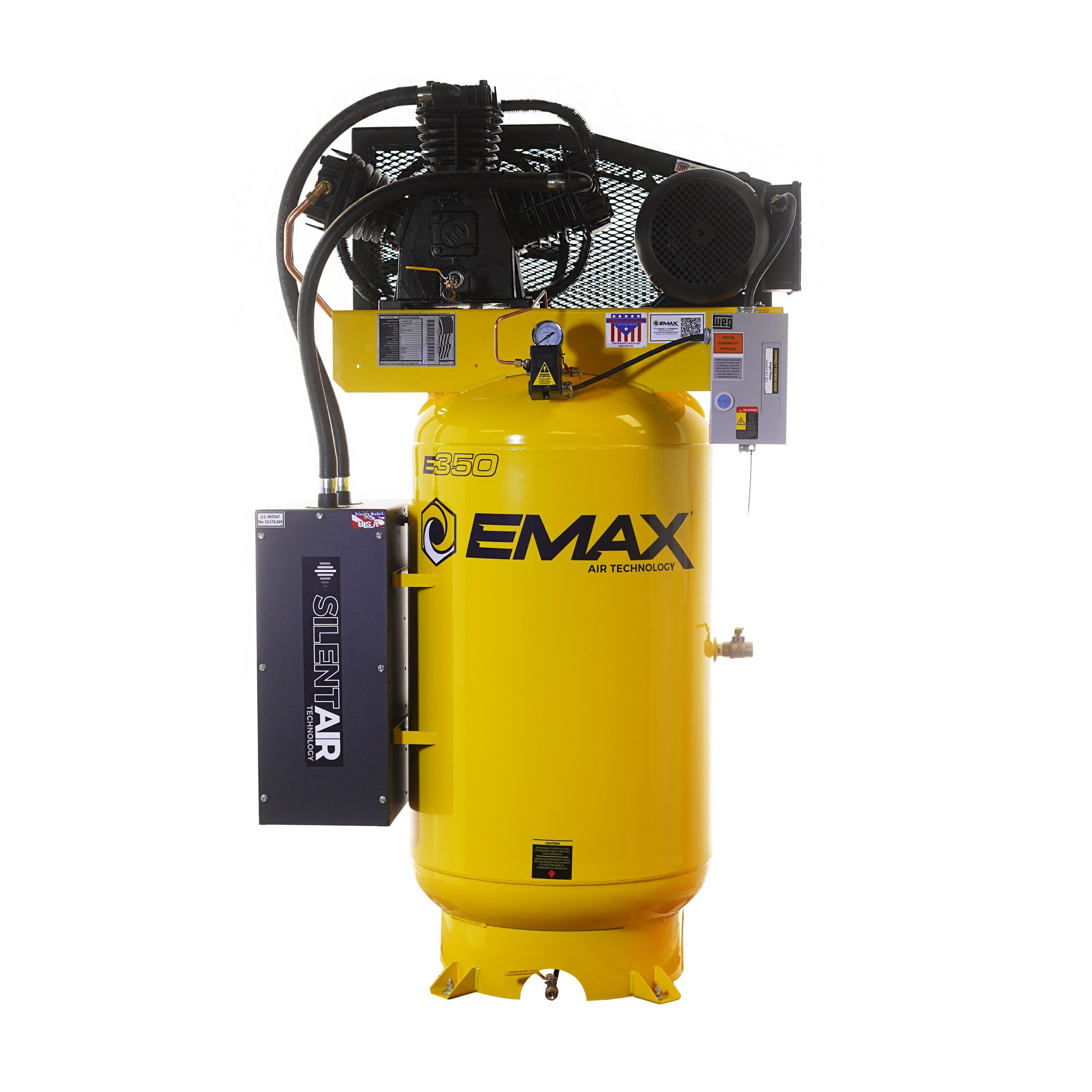 EMAX ESL07V080Z1 Max Flow 7.5 HP 80-gallon two-stage air compressor front view