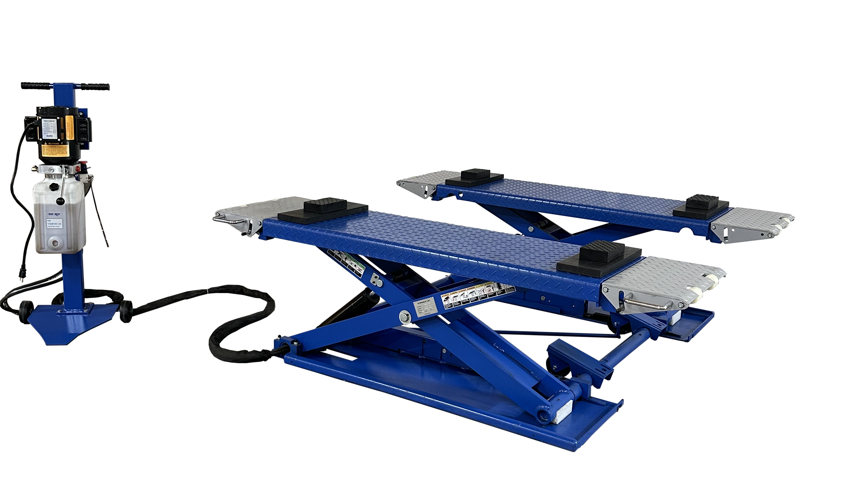 Tuxedo MR6K-38 scissor lift with vehicle