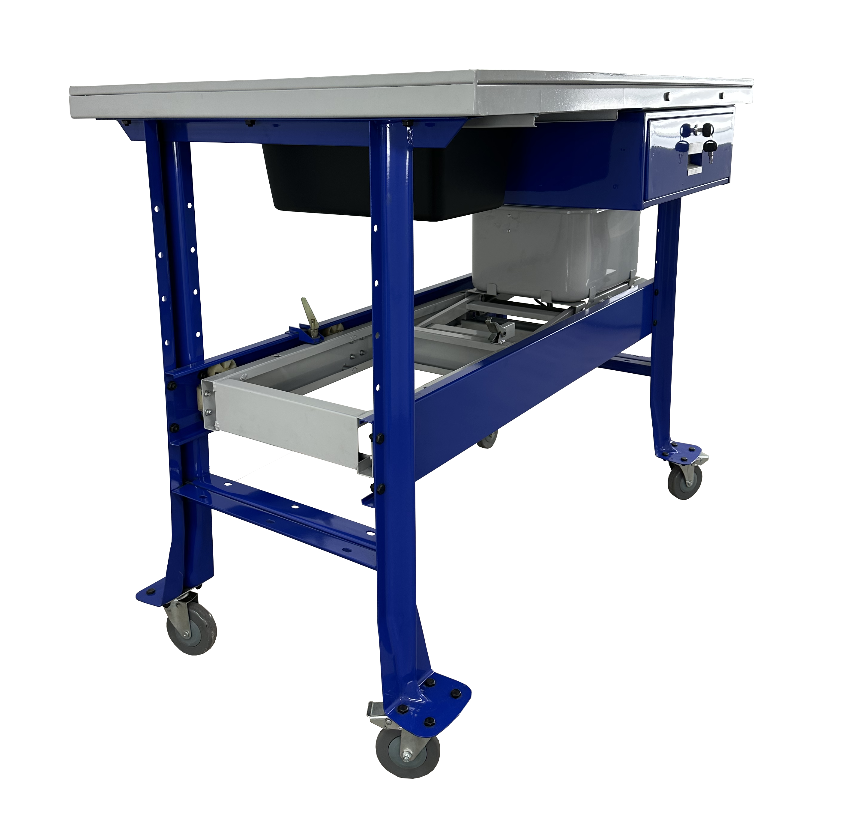 iDEAL tear down table retractable parts washer