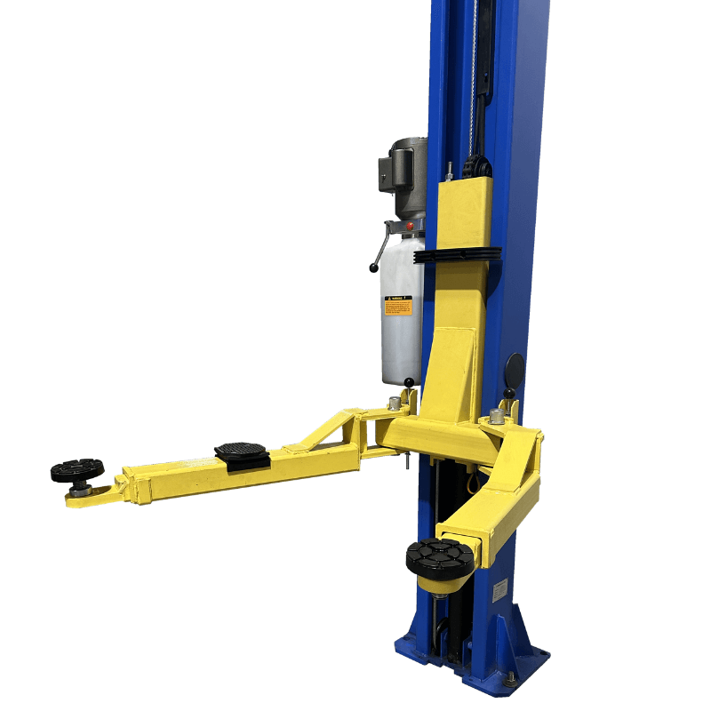 Tuxedo TP9KACX side view with power unit and asymmetric arms