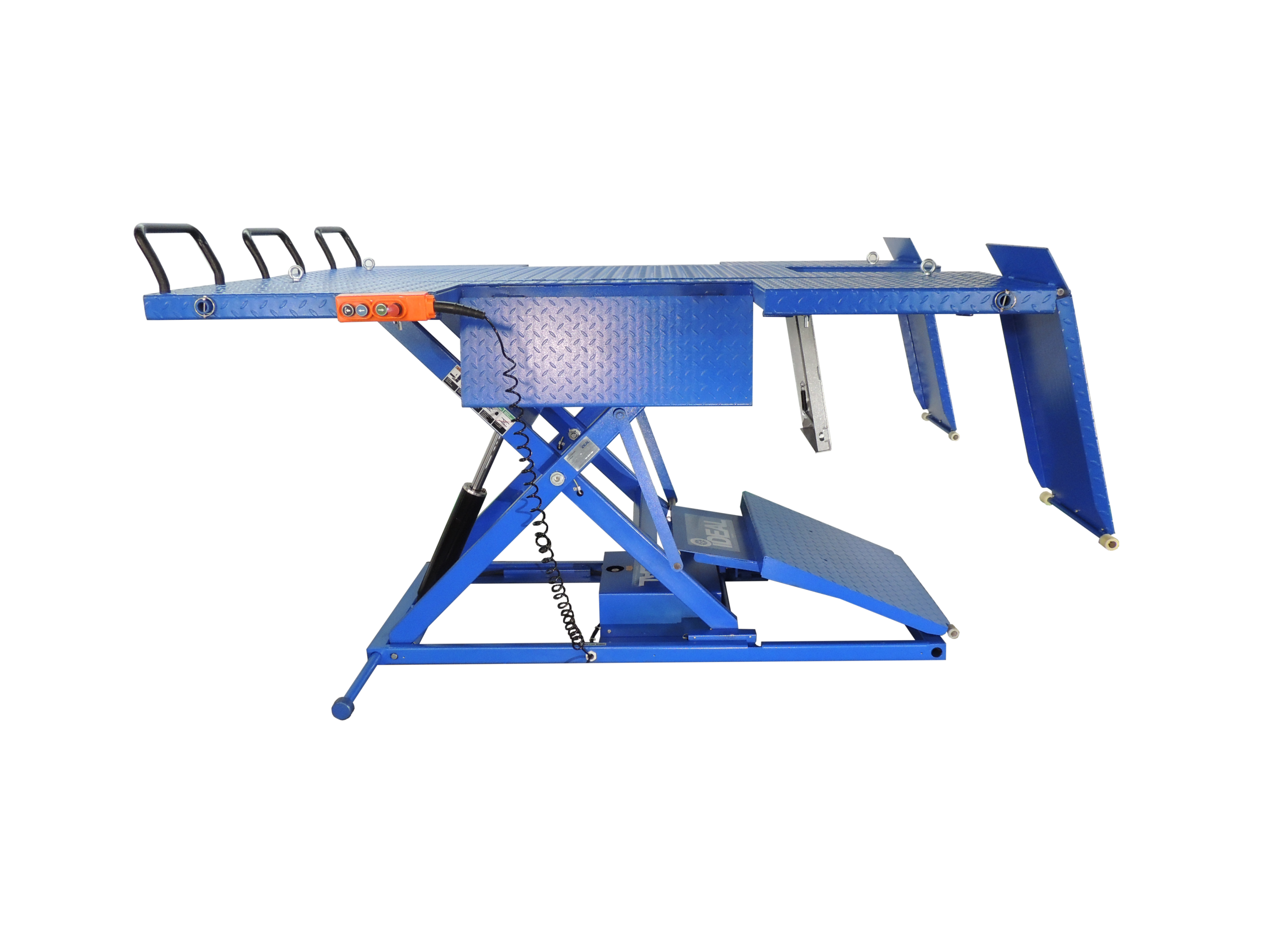 iDEAL U-2200IEH-XR UTV lift bench with side panels down