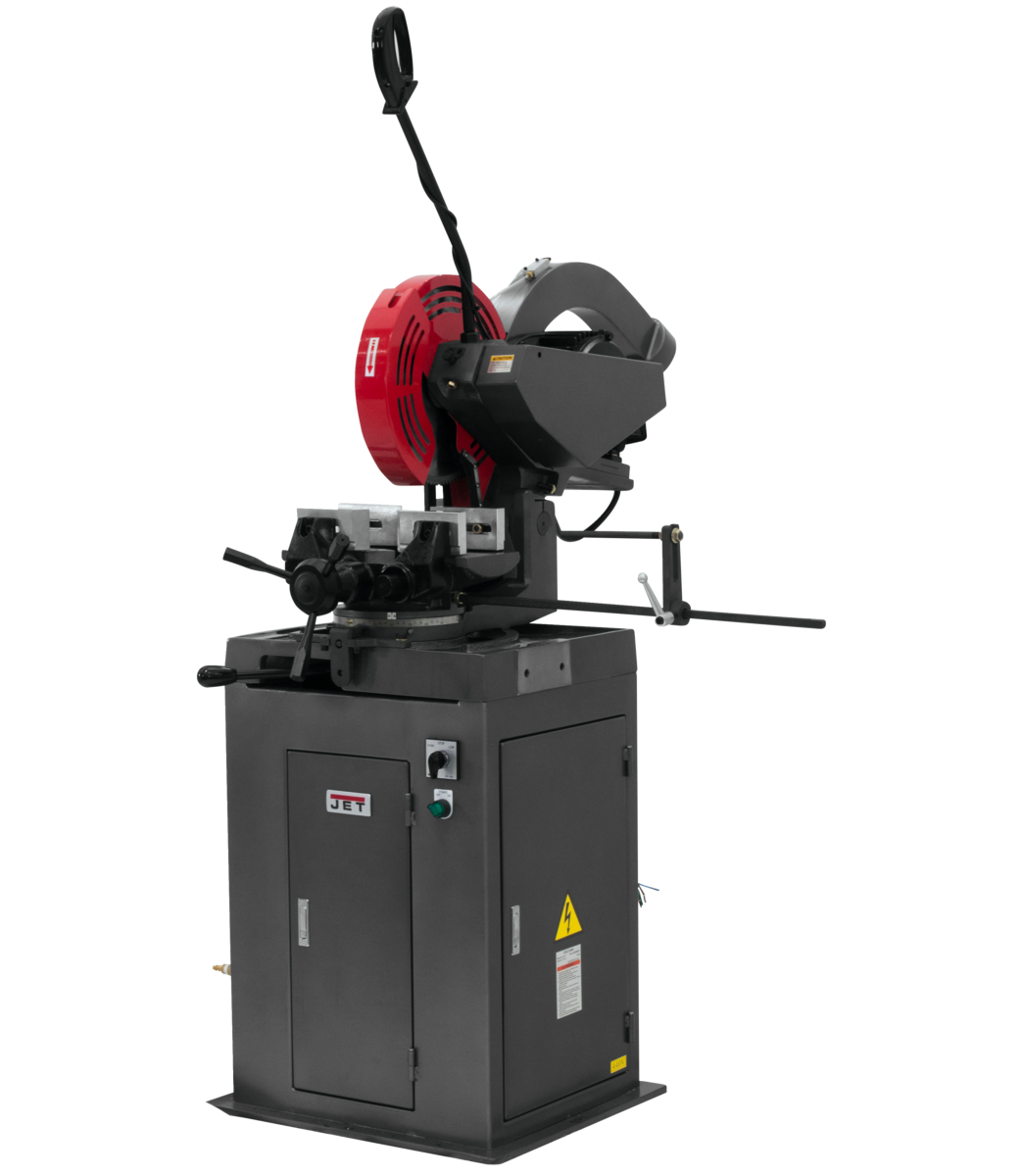 JET J-CK350-2K 350mm non-ferrous high speed cold saw, front view