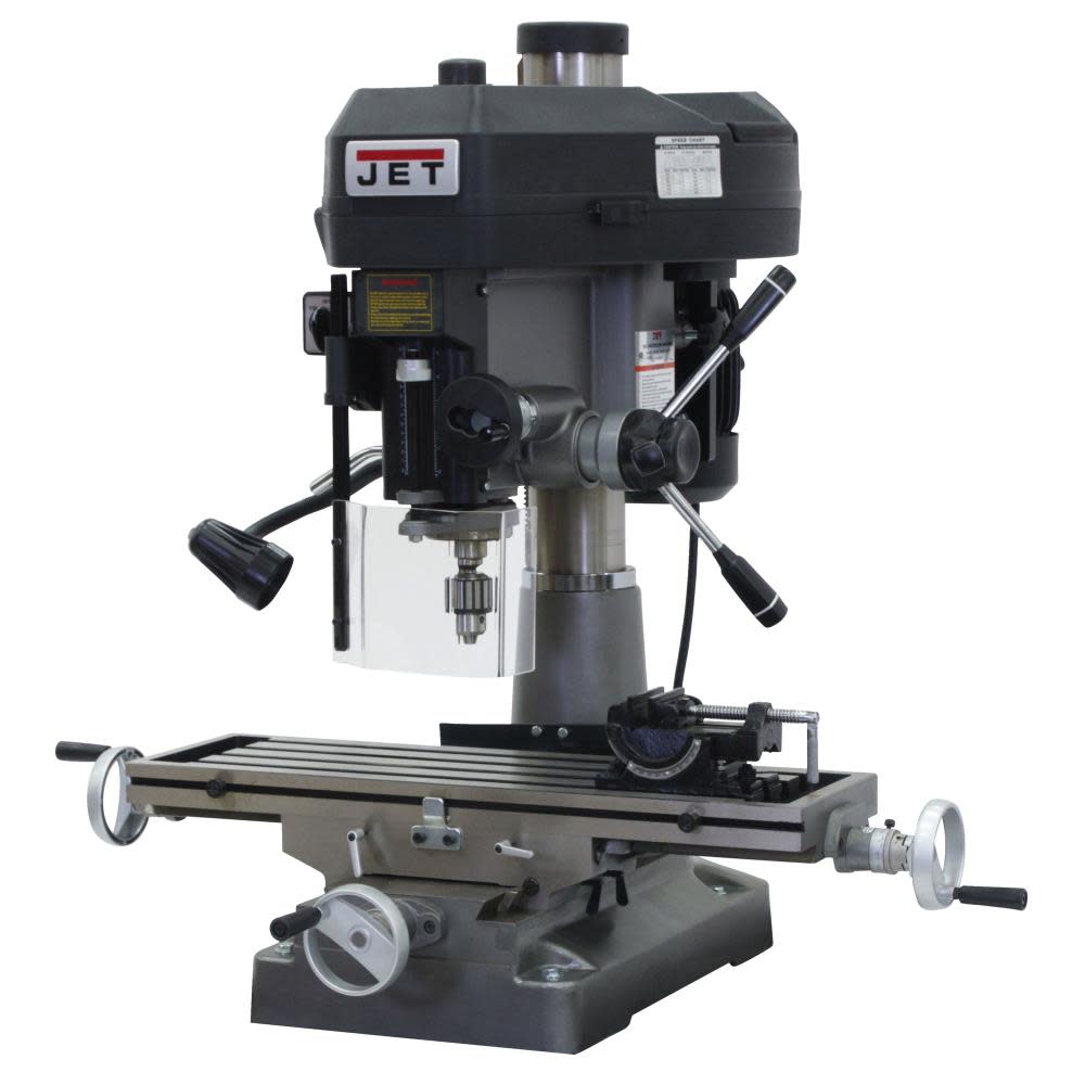 JET JMD-18 Mill/Drill with R-8 Taper, 115/230V Single Phase