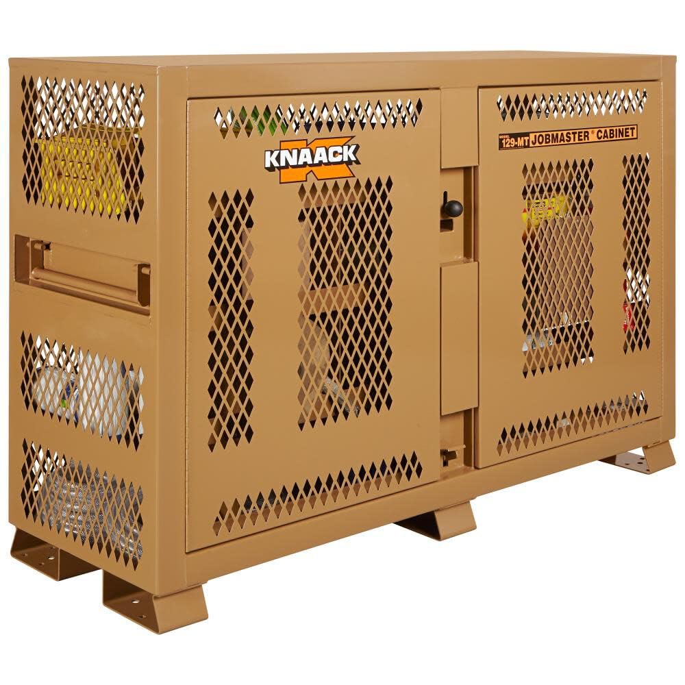KNAACK 129-MT Tool Kage cabinet closed, loaded with equipment