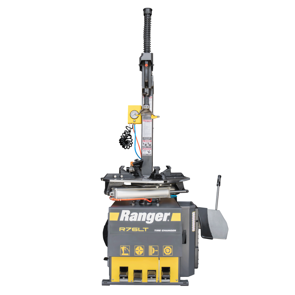 Ranger R76LT tire changer, front view