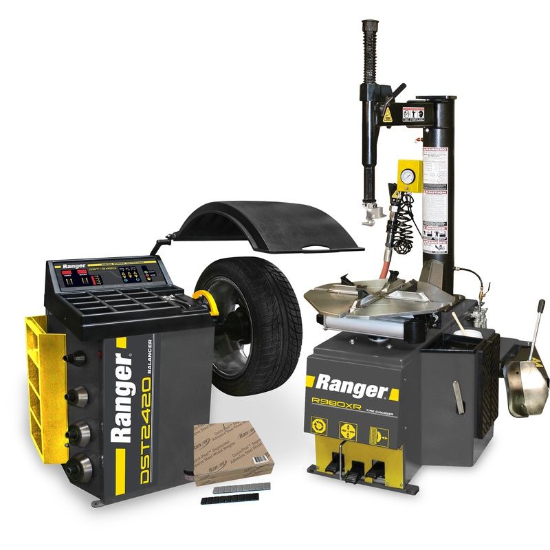 BendPak Ranger R980XR Tire Changer and DST2420 Wheel Balancer Package